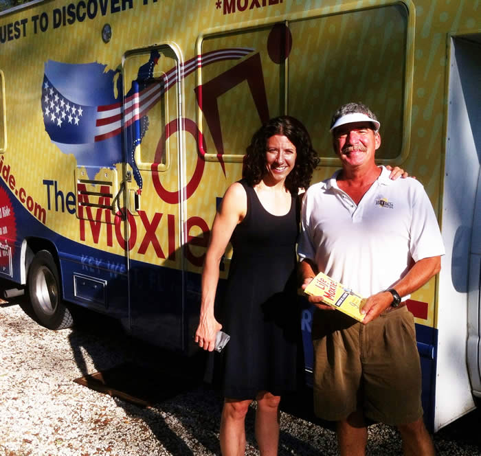 Ann Tardy with Bill Becker from US 1 Radio's Morning Magazine